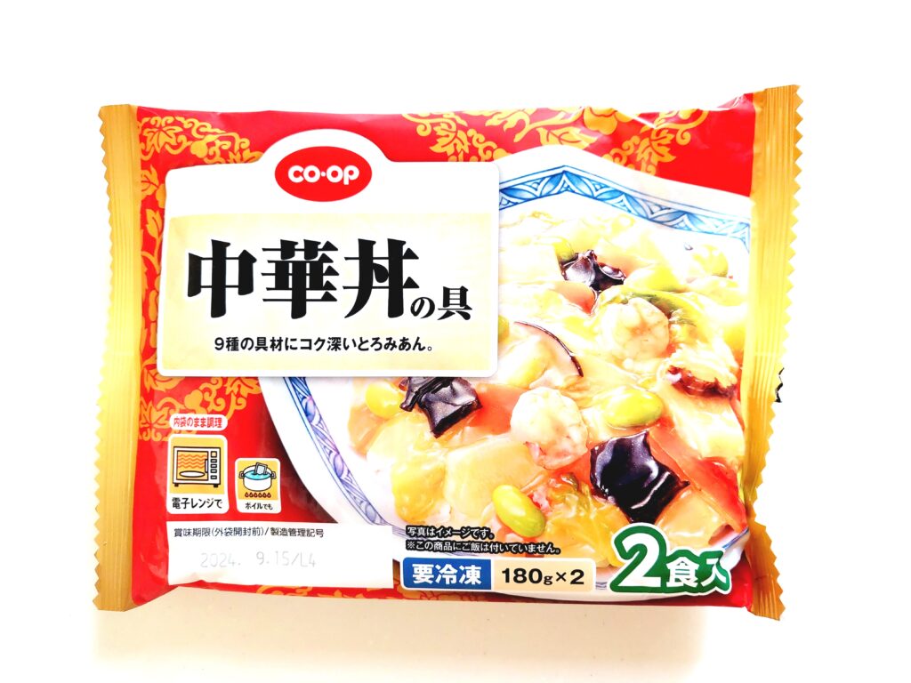 コープ「中華丼の具」パッケージ画像