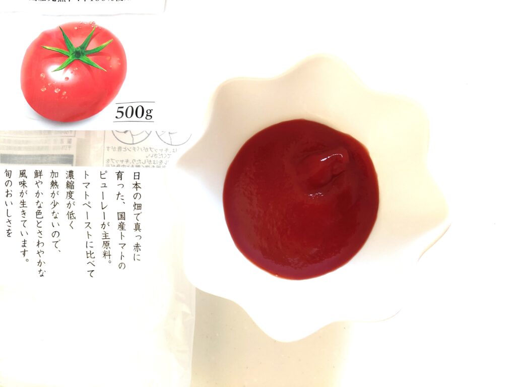 コープ「日本のトマトケチャップ」中身の画像