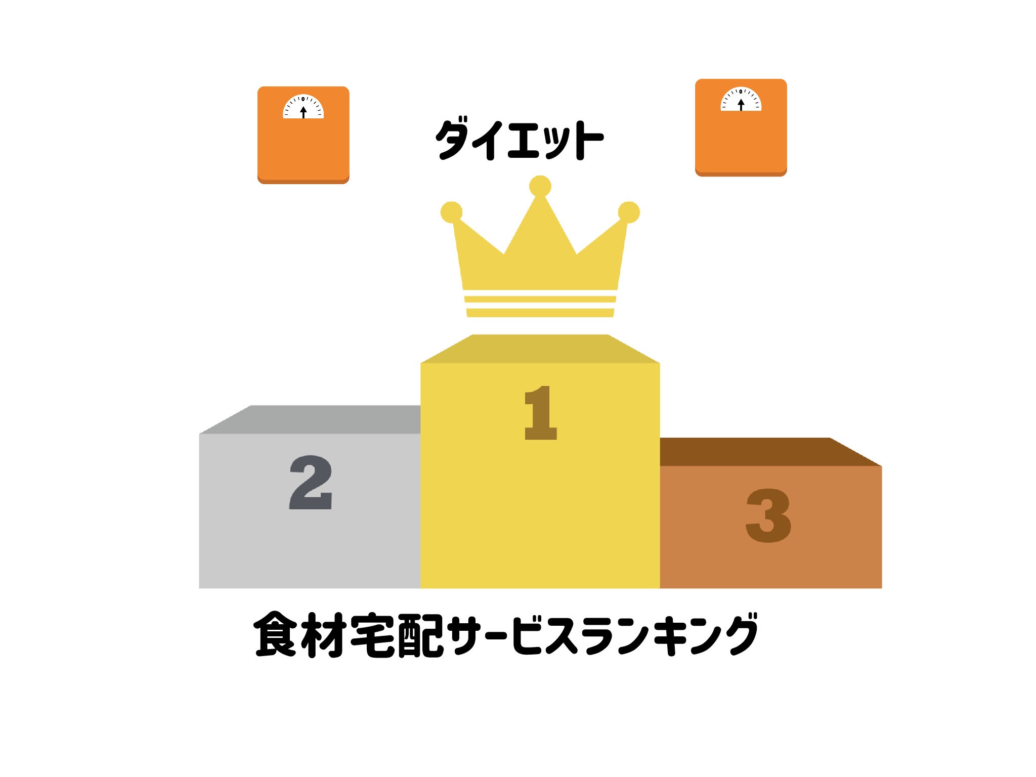 ダイエット　食材宅配サービスランキング　サムネイル