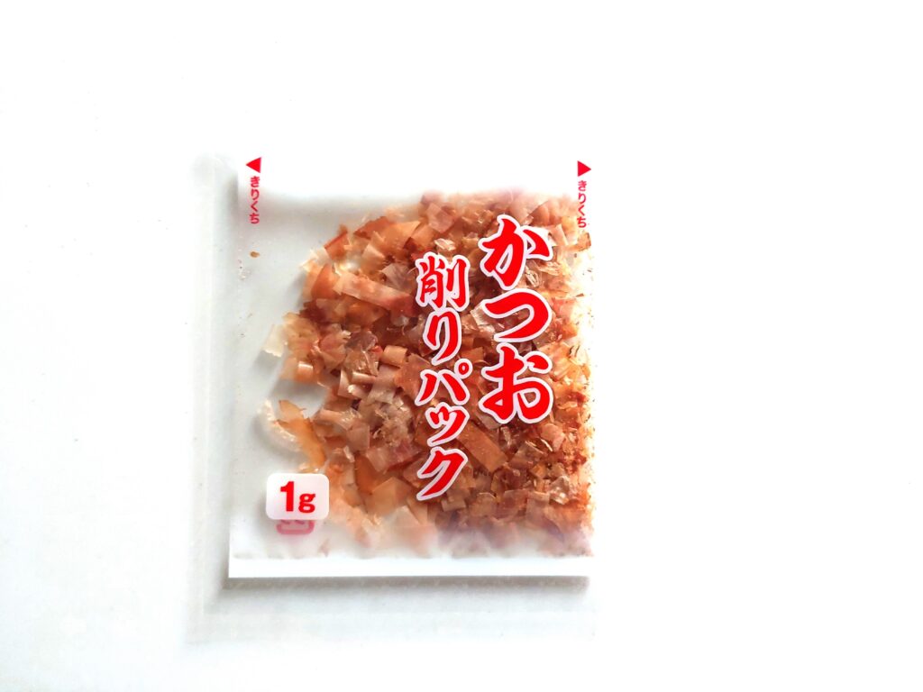 コープ「かつおパックソフト削り（鹿児島県枕崎製造かつお節使用」1袋