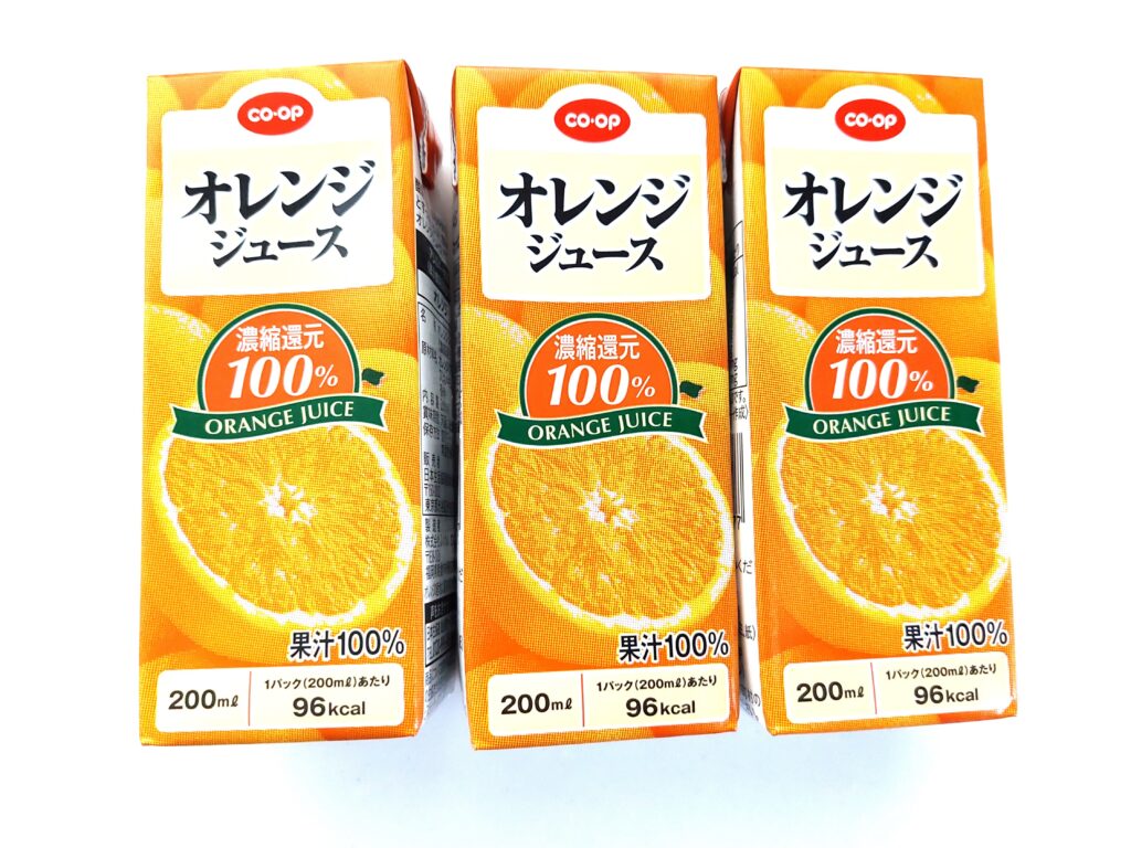 コープ「オレンジジュース」200ml