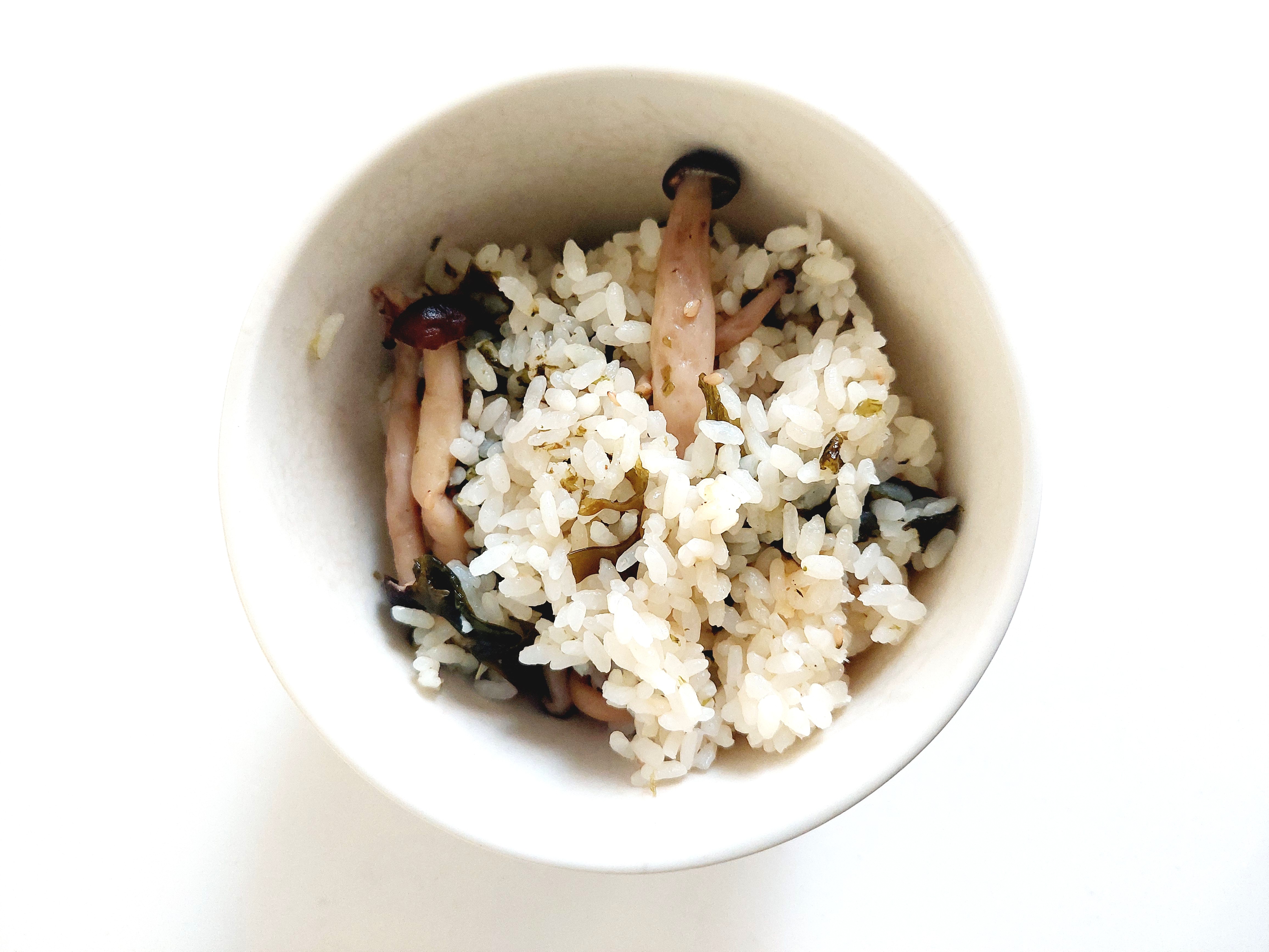 コープ「三陸産わかめスープ」わかめスープの炊き込みご飯