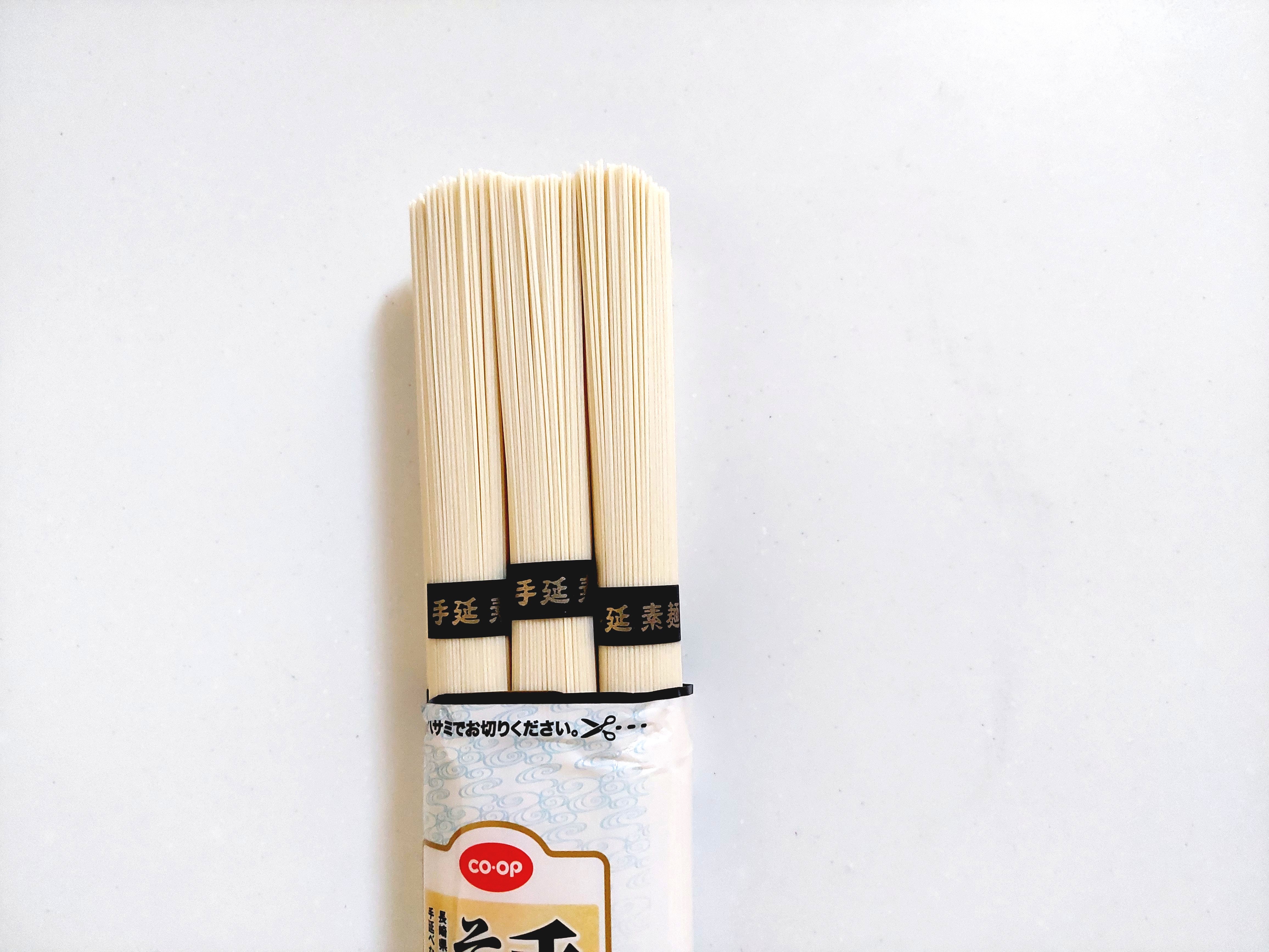 コープ「島原手延べそうめん」中身を出してみた1