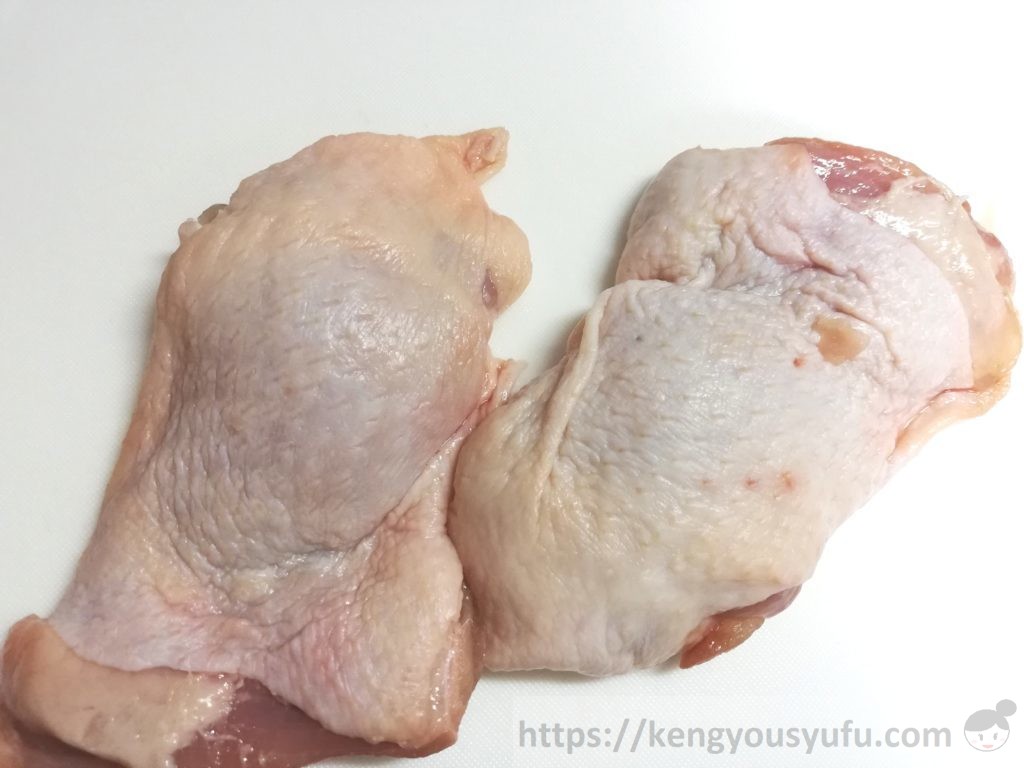 食材宅配コープデリで購入した「産直げん気鶏」解凍後の画像