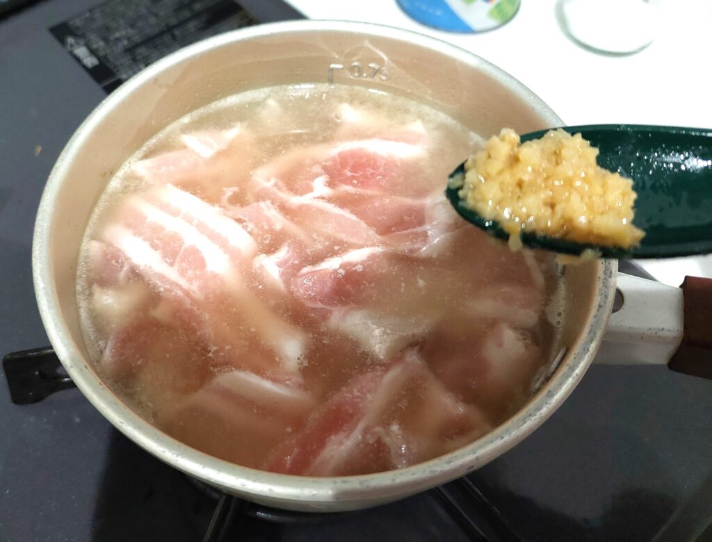 コープ「国産刻みしょうが」豚丼を作ってみた