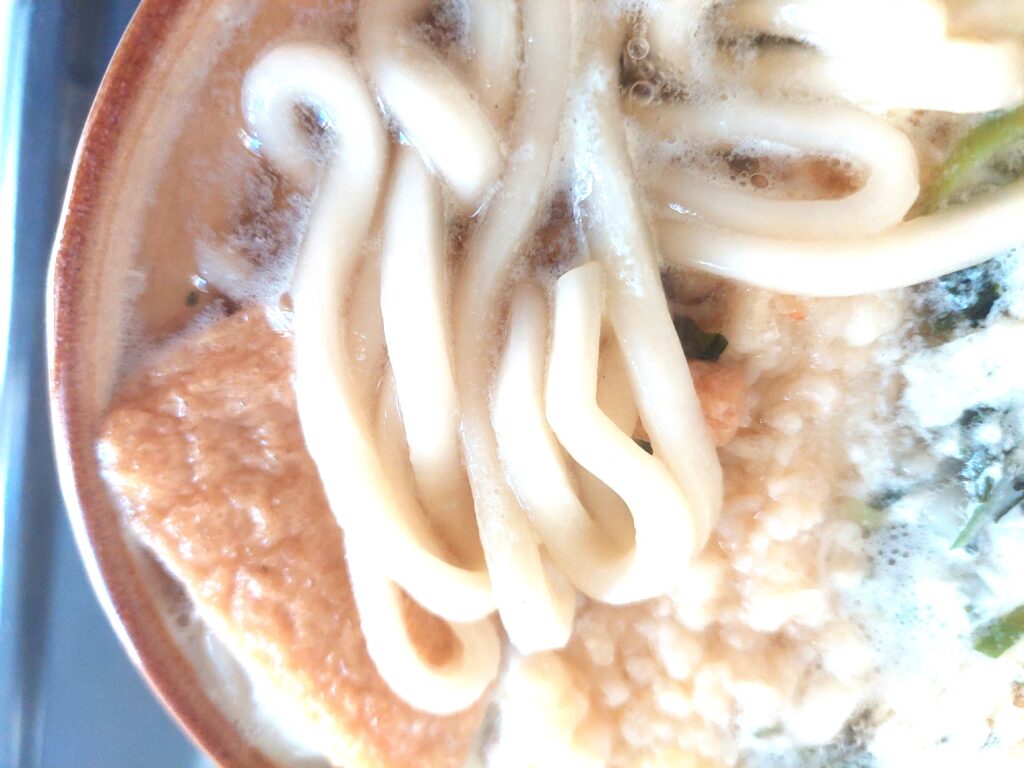 コープ冷凍うどん「えび天鍋焼うどん」麺