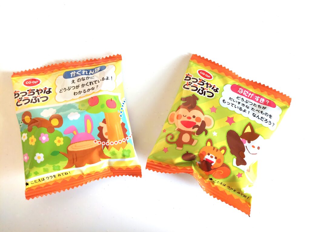 コープ「ちっちゃなどうぶつ」イラストは2種類