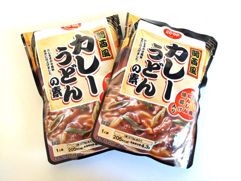 コープ「関西風カレーうどんの素」2食1セット