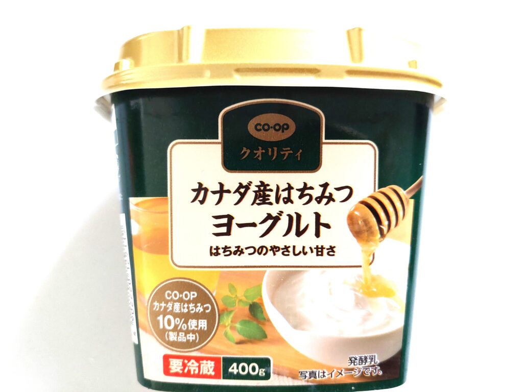 コープ「カナダ産はちみつヨーグルト」パッケージ画像