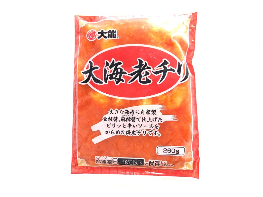 コープ「大海老チリ」パッケージ画像