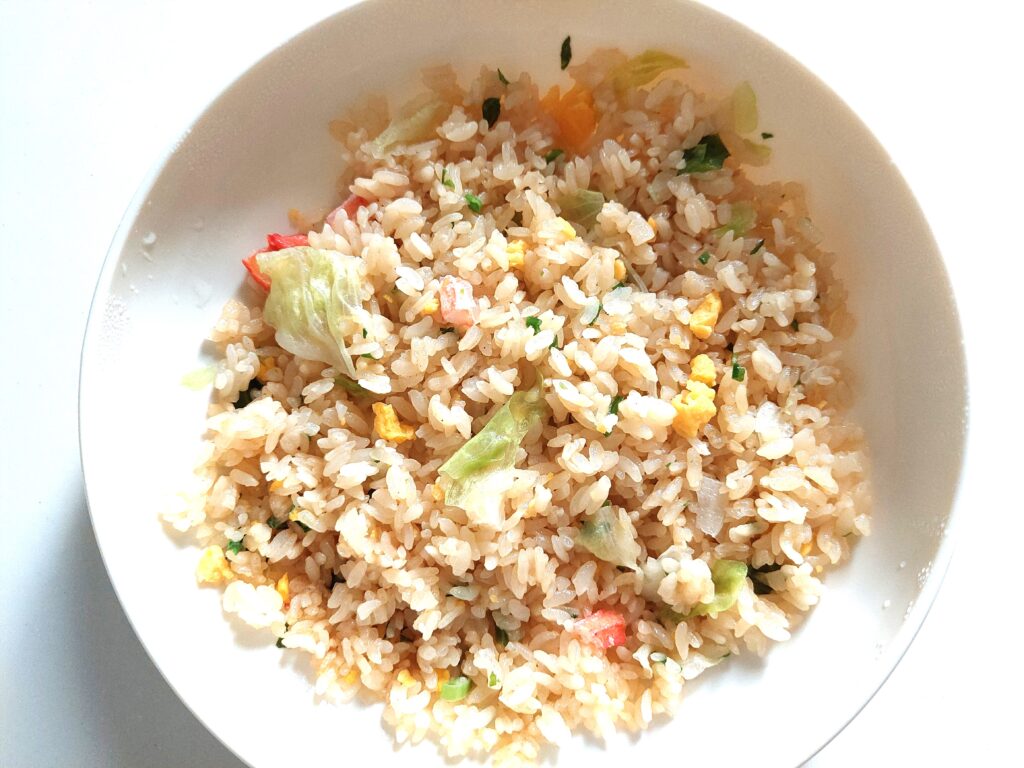 コープ「陳建一レタス入り蟹炒飯」完成画像