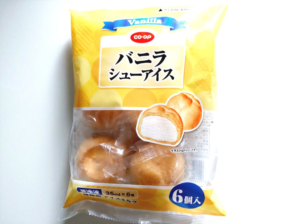 コープ「バニラシューアイス」パッケージ画像