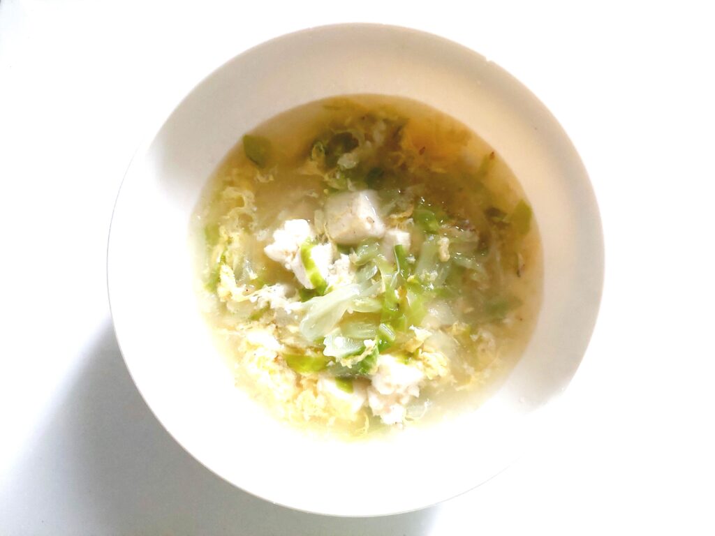 パルｼｽﾃﾑ「産直大豆のもめん豆腐小分け 150g×2」スープ