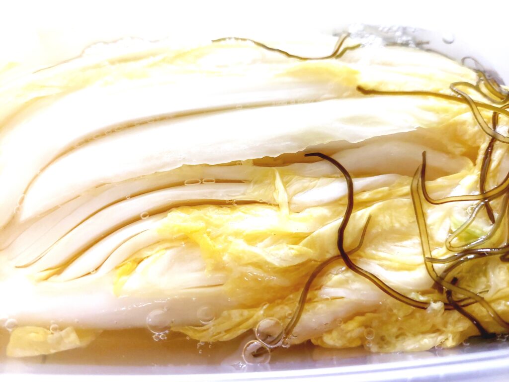 コープ「産直茨城県産白菜で作った浅漬」アップ画像