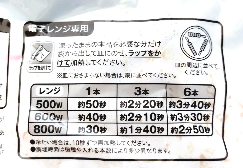 コープ「炭火やきとりねぎま串（しょうゆだれ）」調理方法