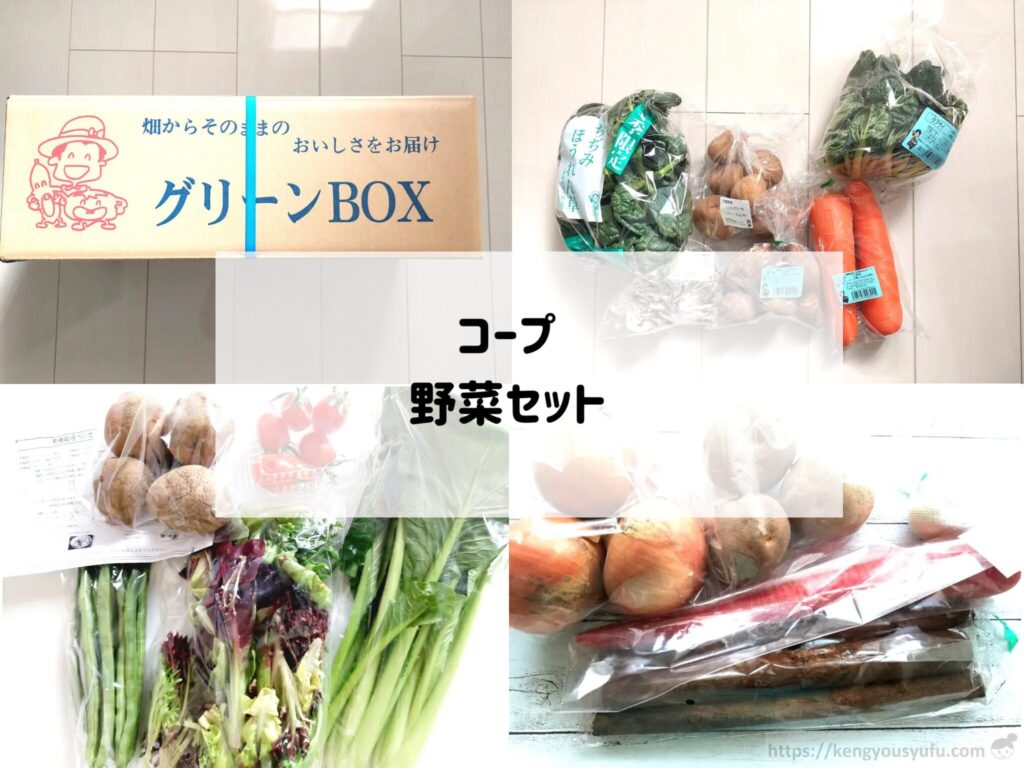 【コープ体験談】グリーンBOX＆有機栽培野菜セットをお試ししてみました！サムネイル