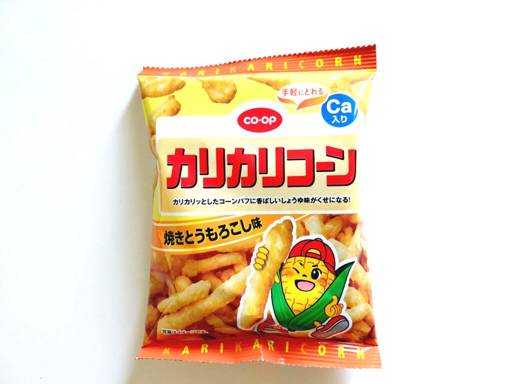 コープ「カリカリコーン　焼きとうもろこし味（Ｃａ）」パッケージ3