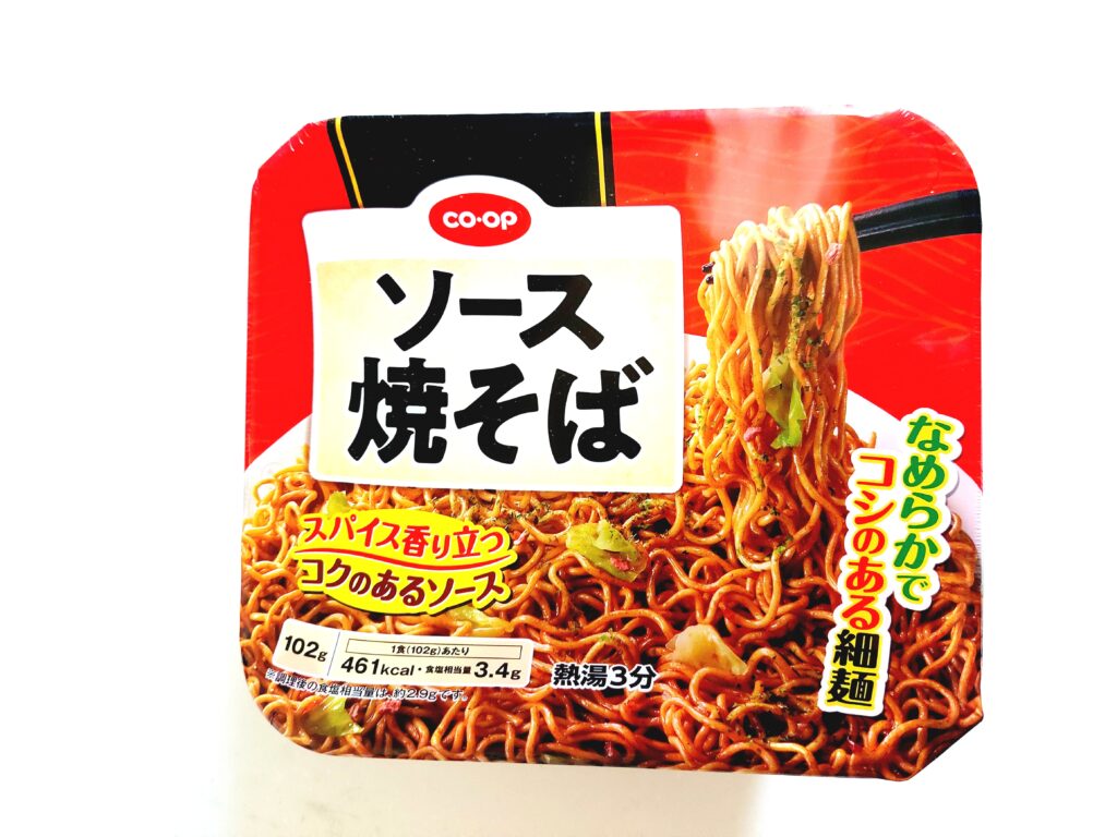 コープ「ソース焼そば」パッケージ画像