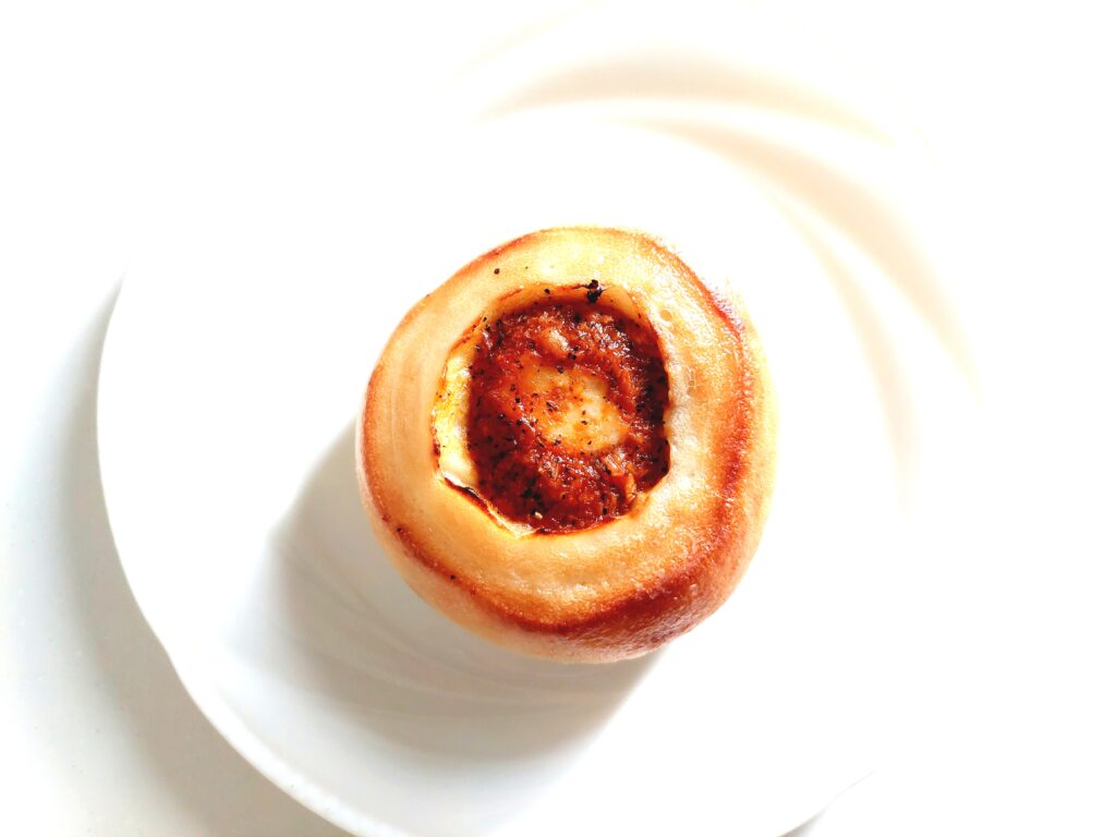 コープ「4種チーズのまんまるピッツア」完成画像