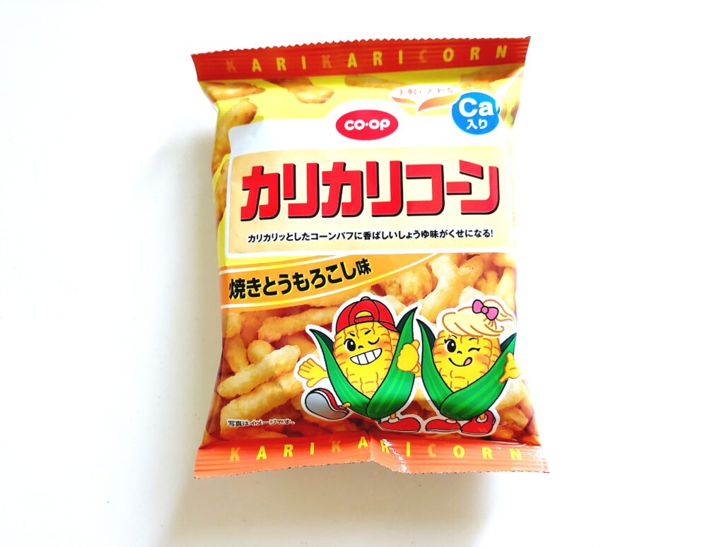 コープ「カリカリコーン　焼きとうもろこし味（Ｃａ）」パッケージ1