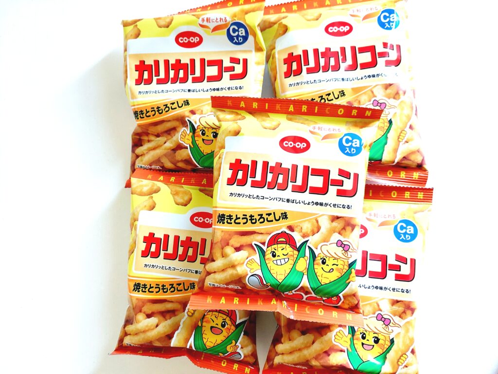 コープ「カリカリコーン　焼きとうもろこし味（Ｃａ）」5袋入り