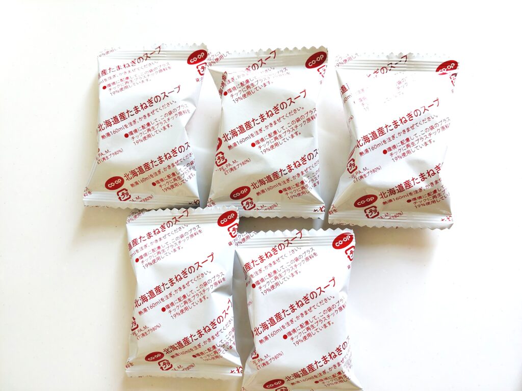 コープ「北海道産たまねぎのスープ」5個入り