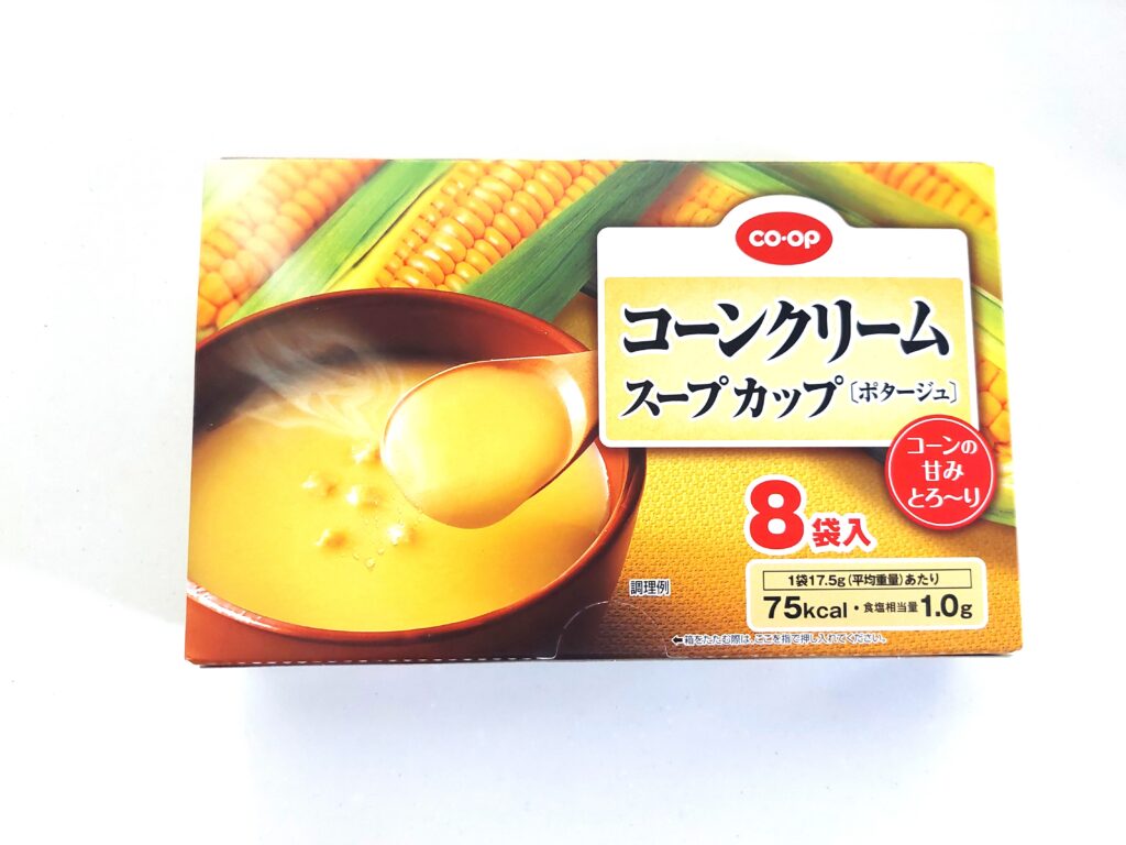 コープ「コーンクリームスープ」パッケージ画像 (2)