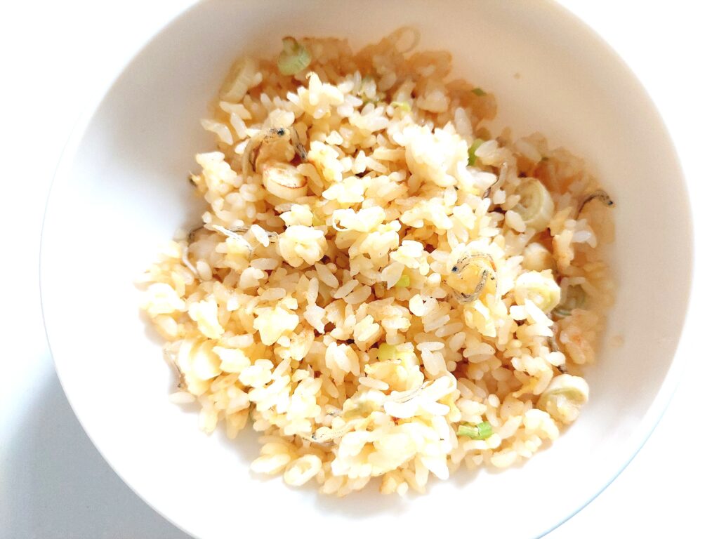 コープ「国内産ちりめん」チャーハン