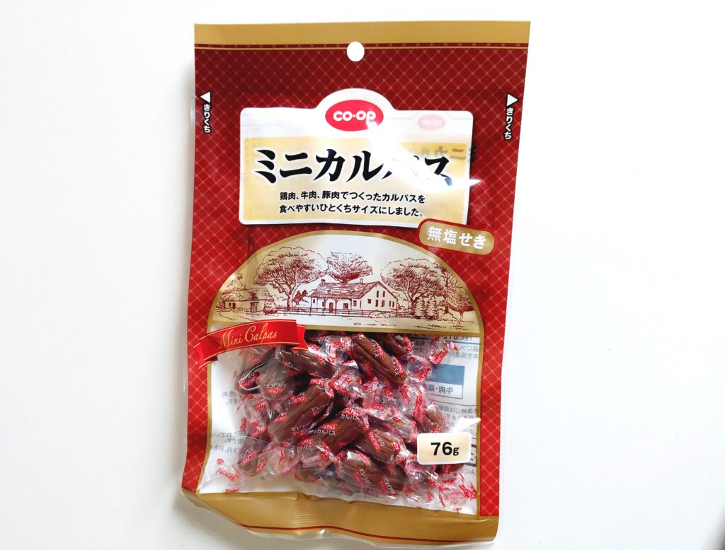 コープ「ミニカルパス」パッケージ画像