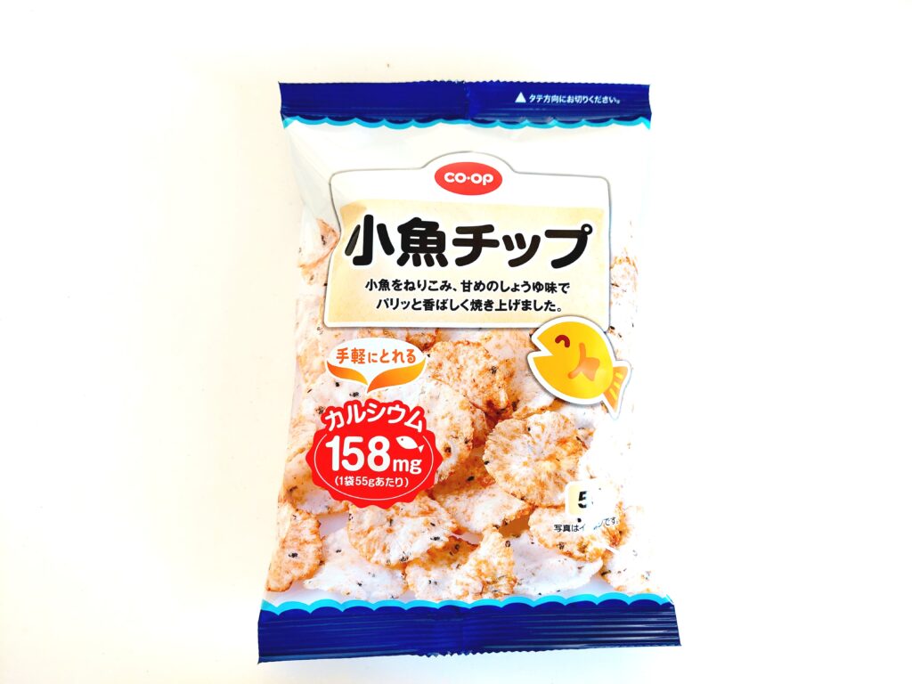 コープ「小魚チップ（Ｃａ）」パッケージ