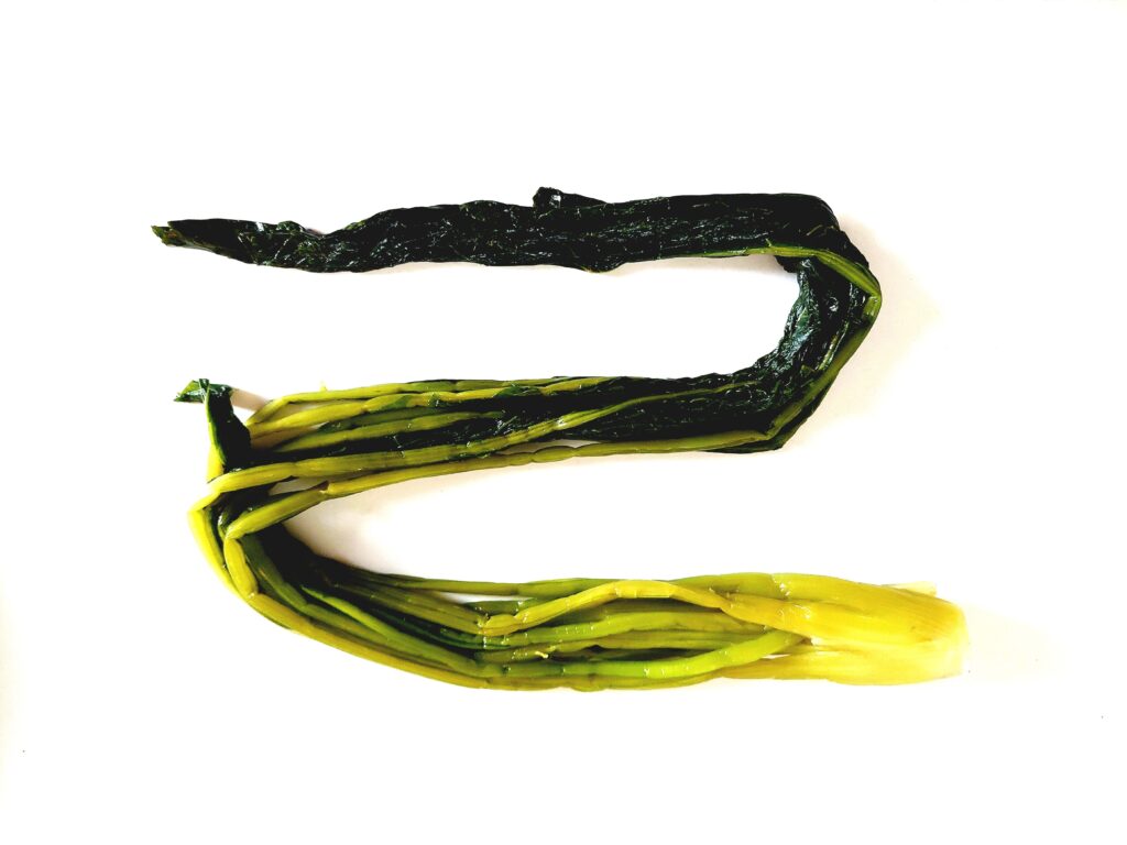 コープ「野沢菜漬」めちゃくちゃ長い