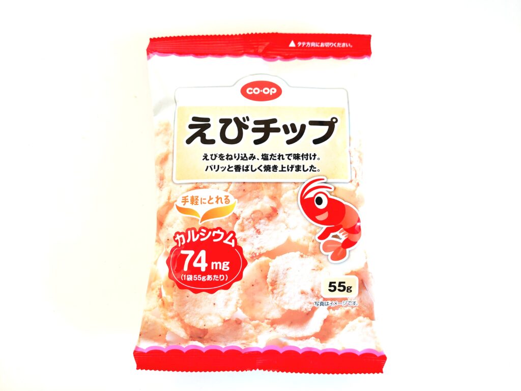 コープ「えびチップ（Ｃａ）」パッケージ画像