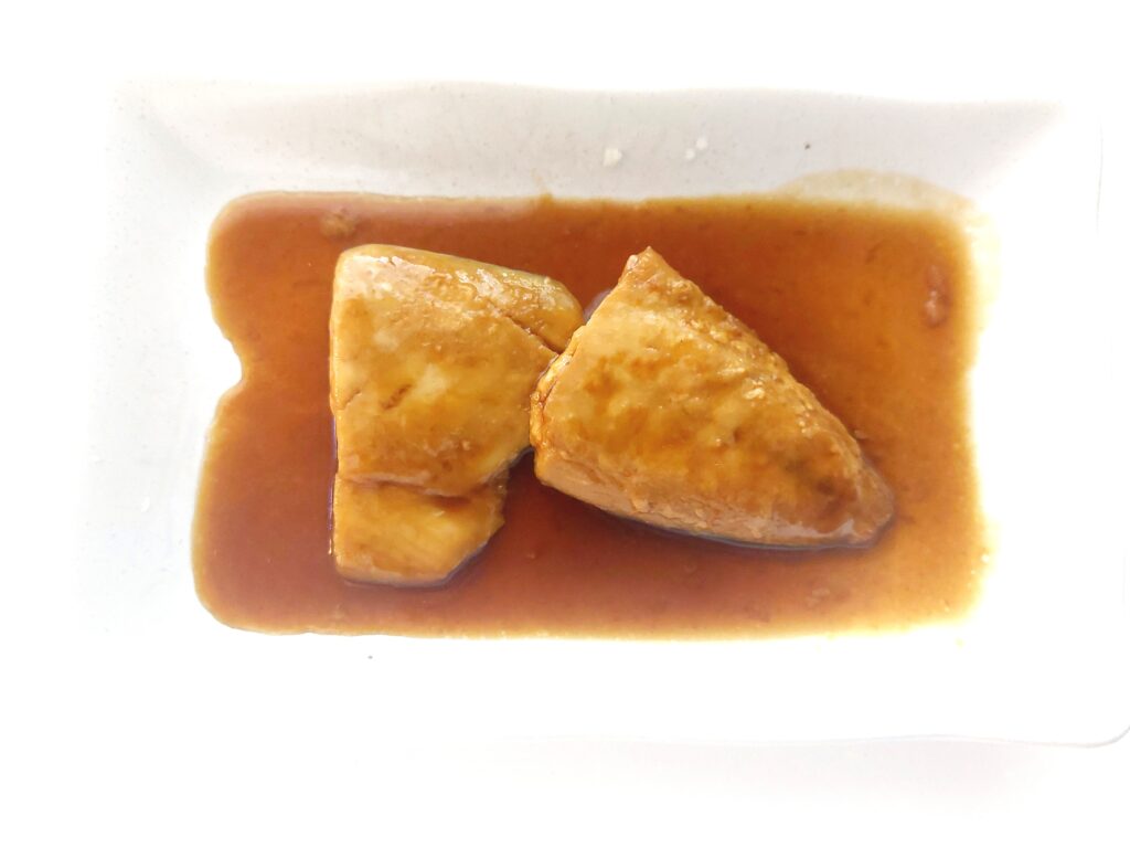 コープ「骨取りさばの煮付け（しょうゆ）」完成画像