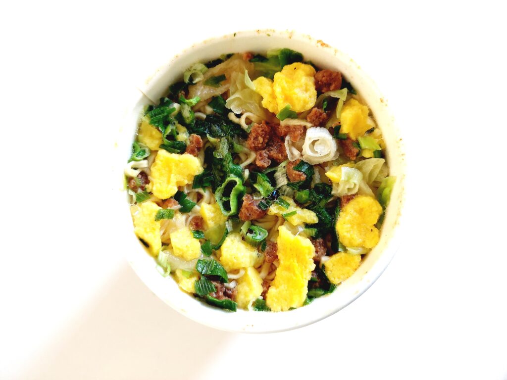 コープ「醤油ラーメン（鶏だししょう油味）」完成画像