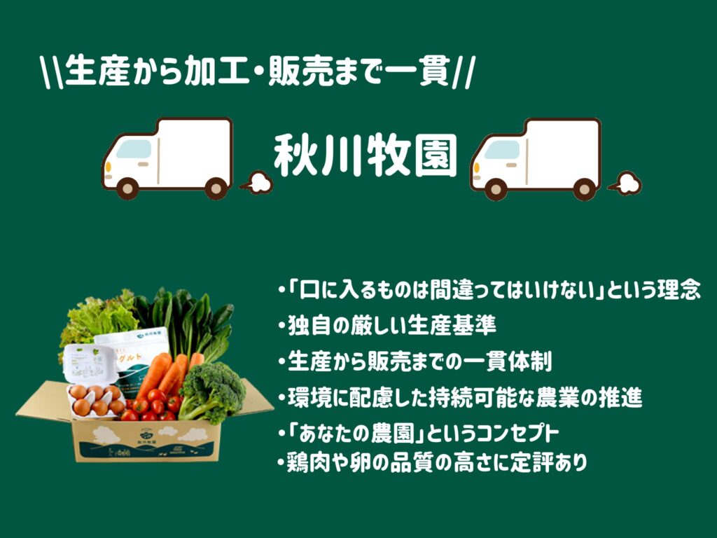 生産から加工、販売までを一貫して行う秋川牧園