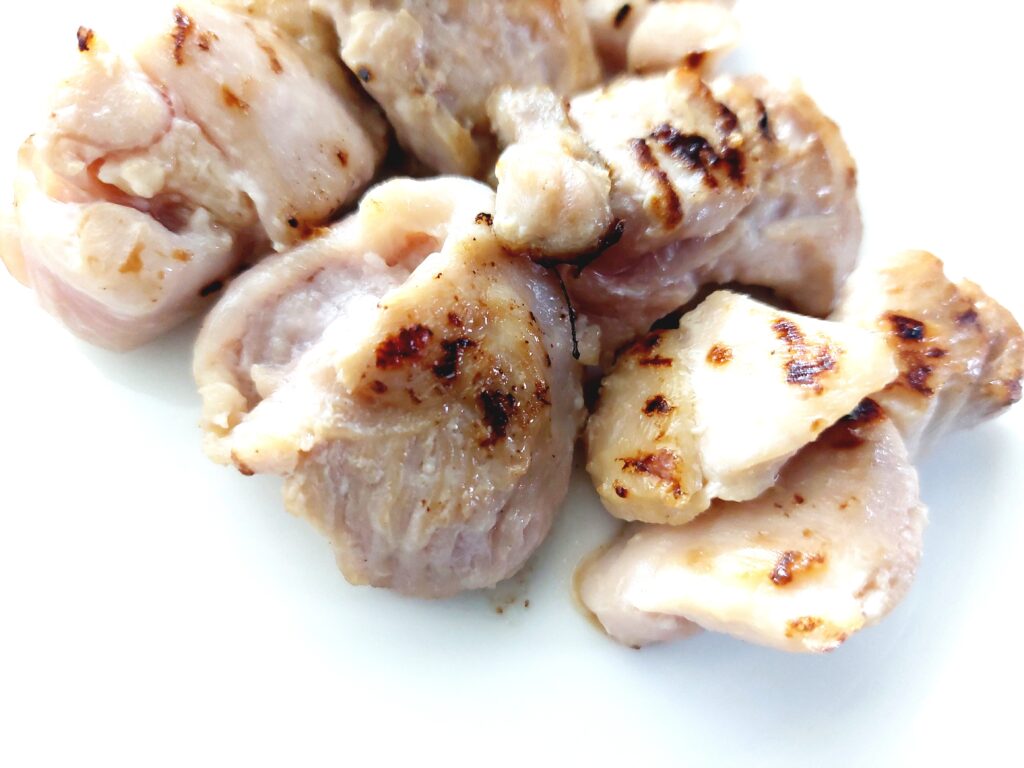 コープ「産直げん気鶏モモ肉の塩麹漬け」上手に焼けた