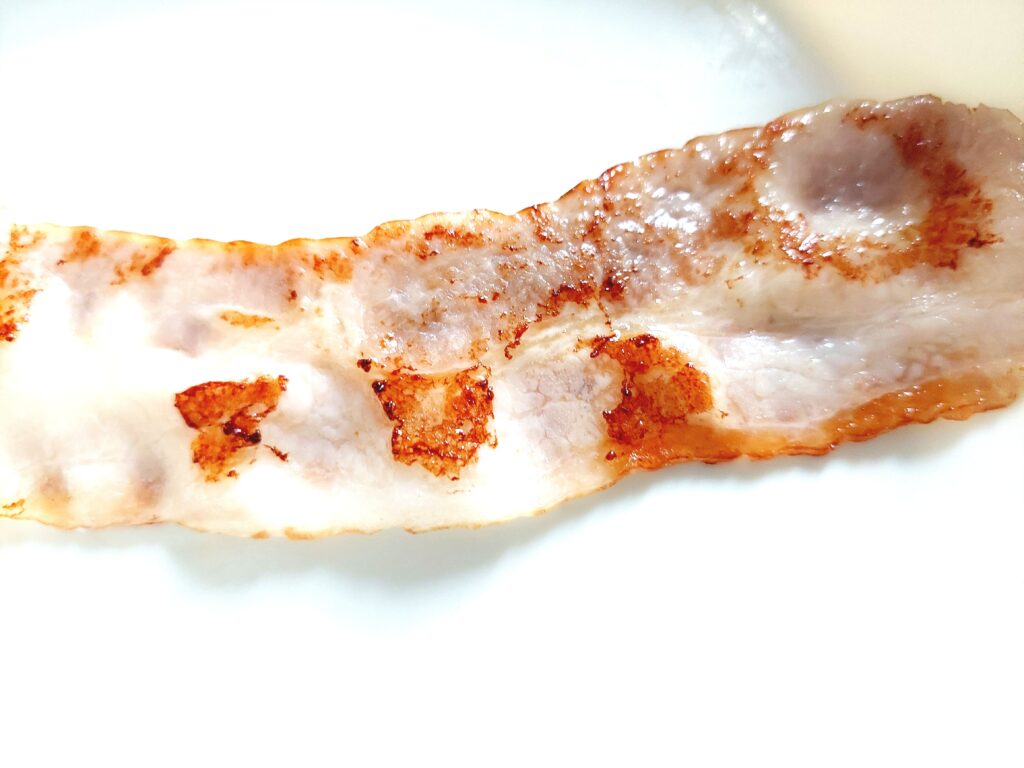 コープ「ベーコン」焼いたものアップ