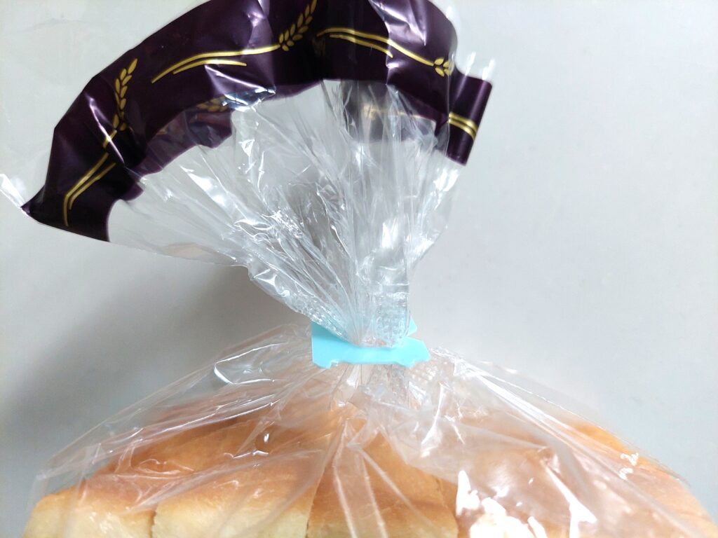 「コープデリ食パン」バッグクロージャー