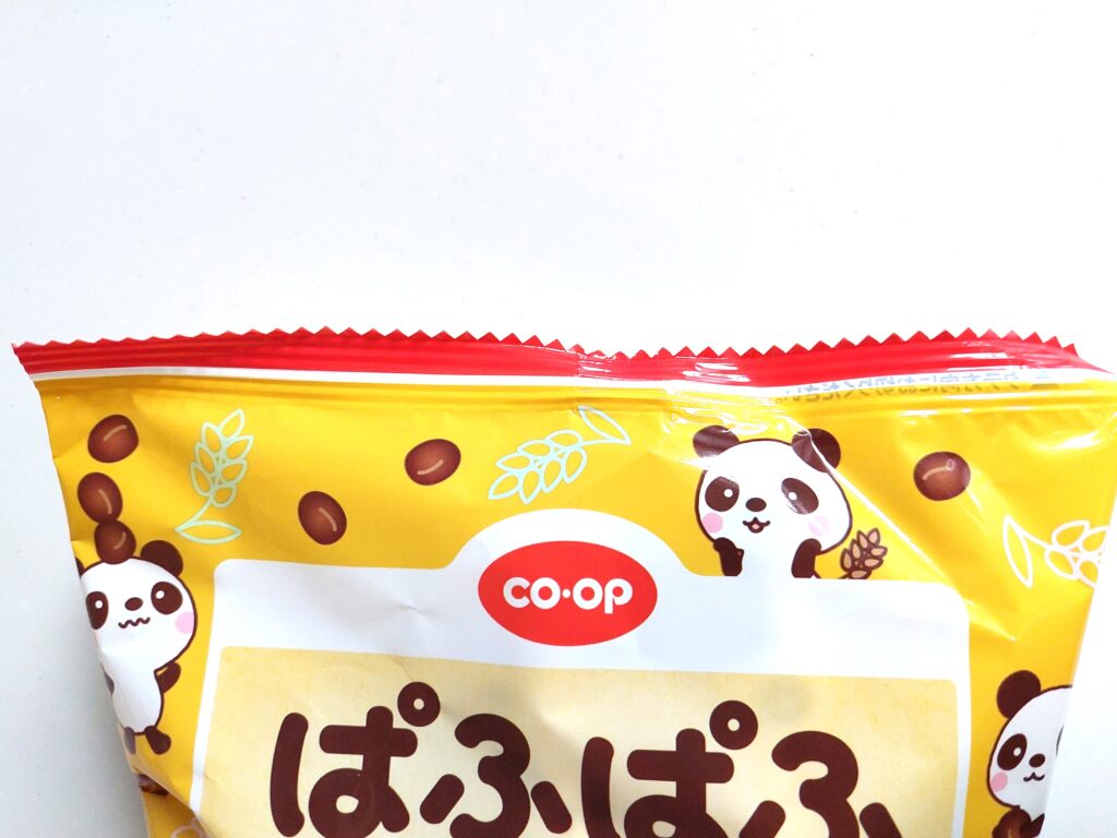 コープ「ぱふぱふ麦チョコ」密封チャックなし