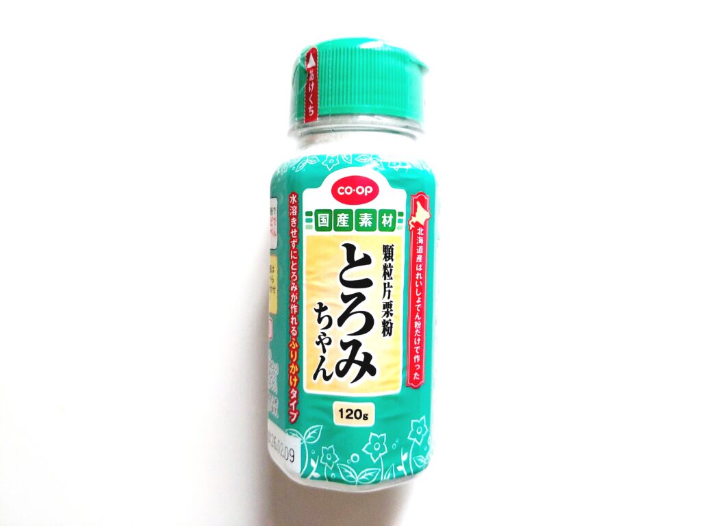コープ「顆粒片栗粉　とろみちゃん」パッケージ画像