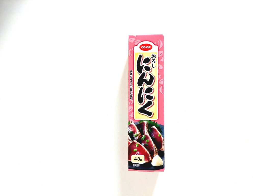 コープ「おろしにんにく」パッケージ画像