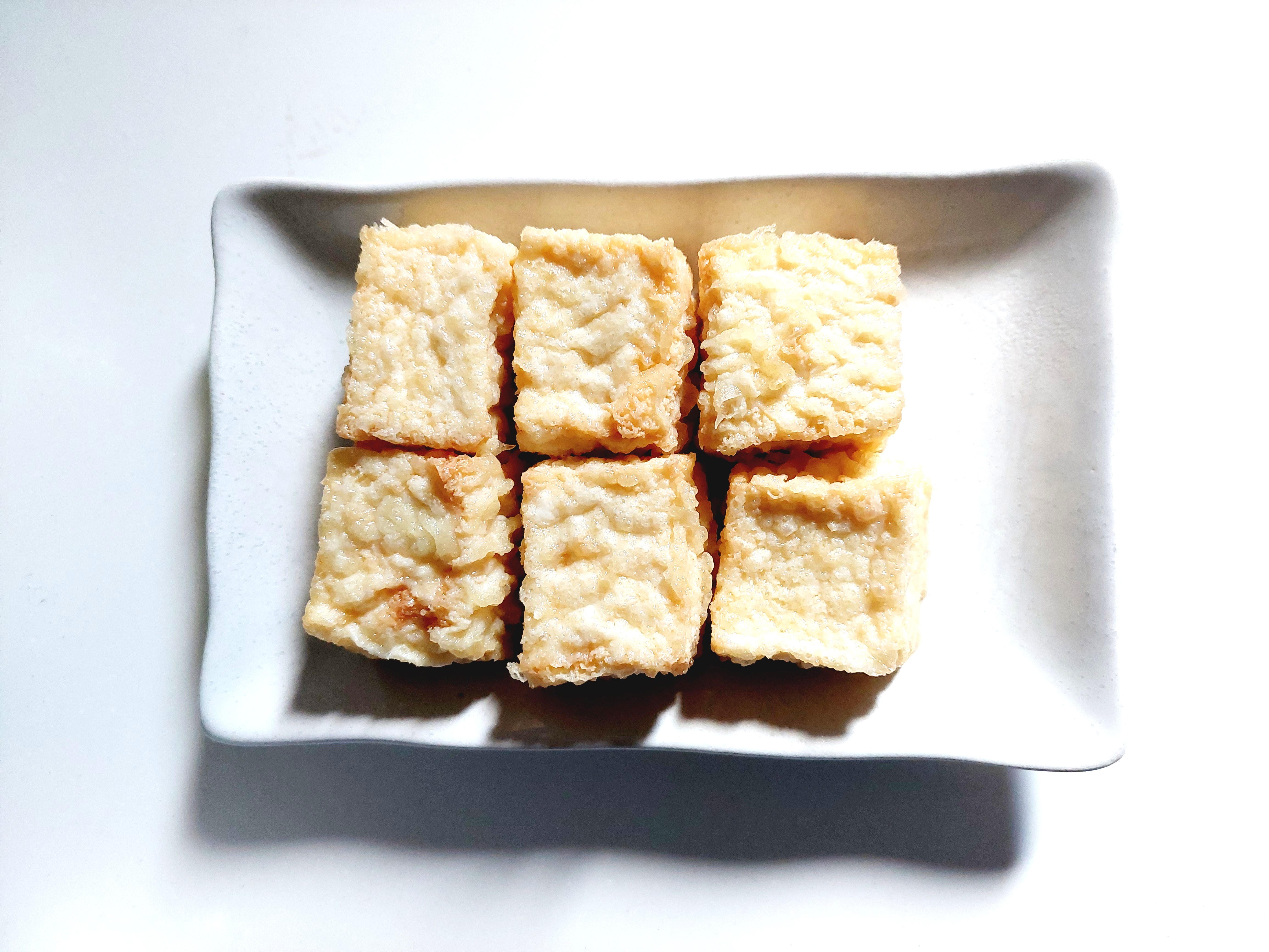 コープ「揚げ出し豆腐（たれ付）」加熱後