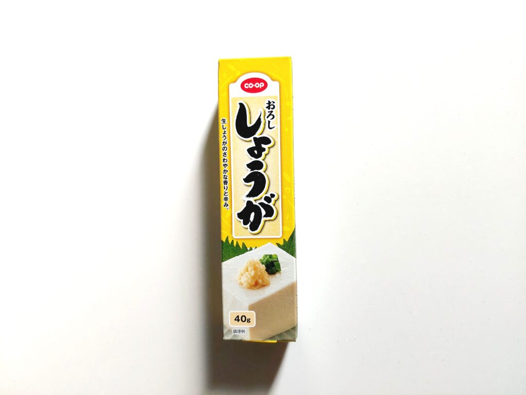 コープ「おろししょうが」パッケージ画像