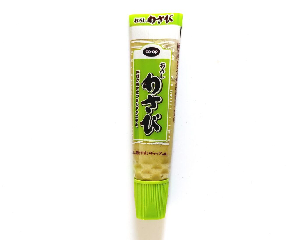 コープ「おろしわさび」パッケージ表
