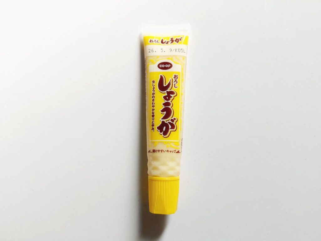 コープ「おろししょうが」裏