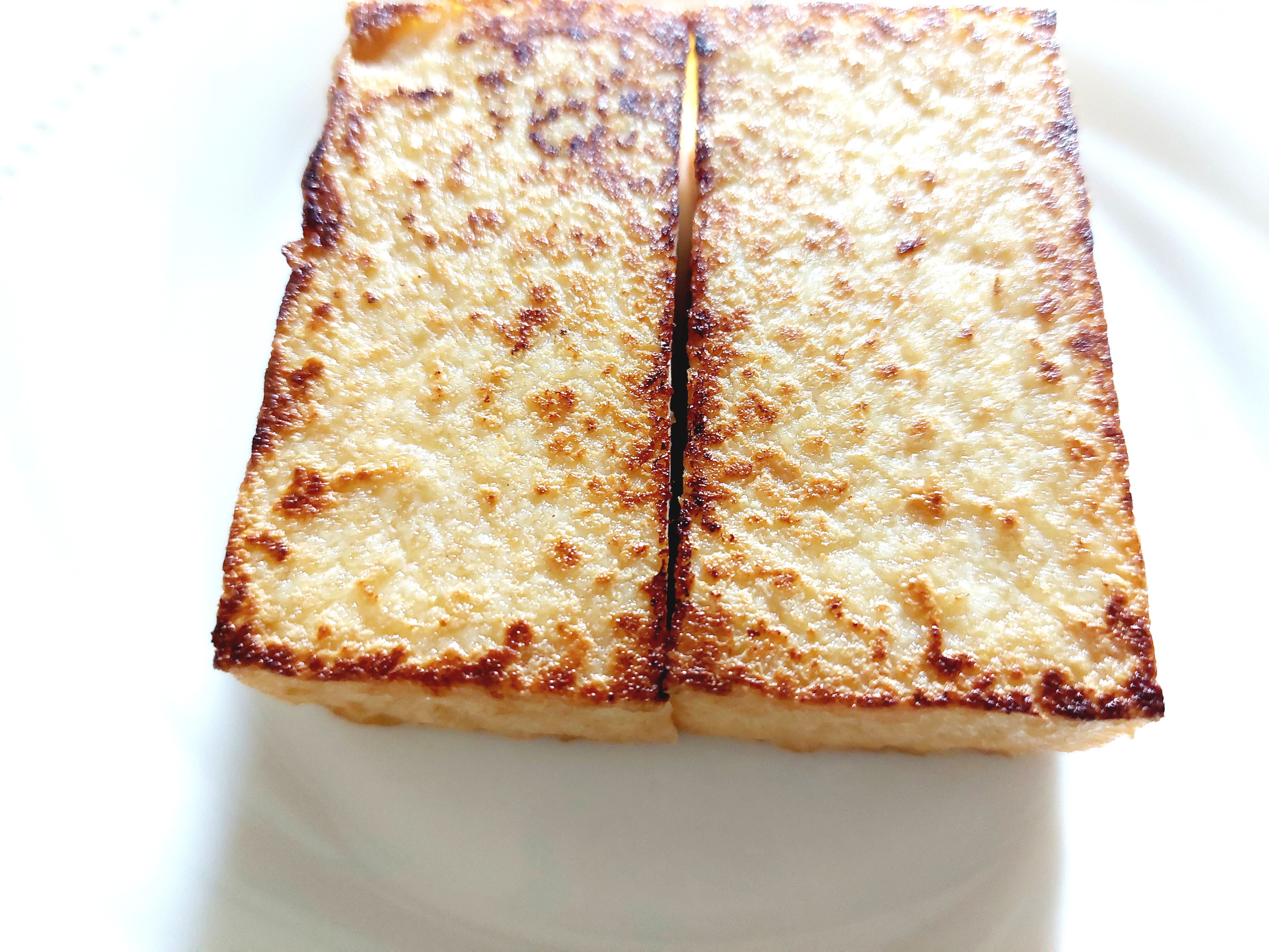 コープ「絹あげ」焼き面アップ