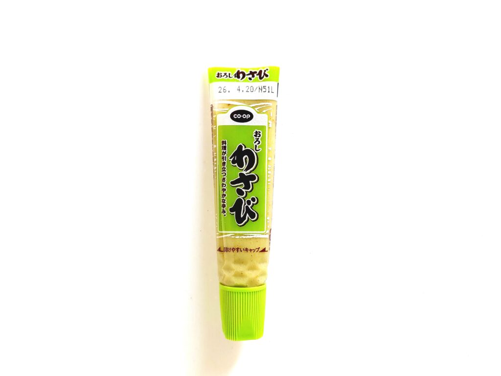 コープ「おろしわさび」パッケージ裏