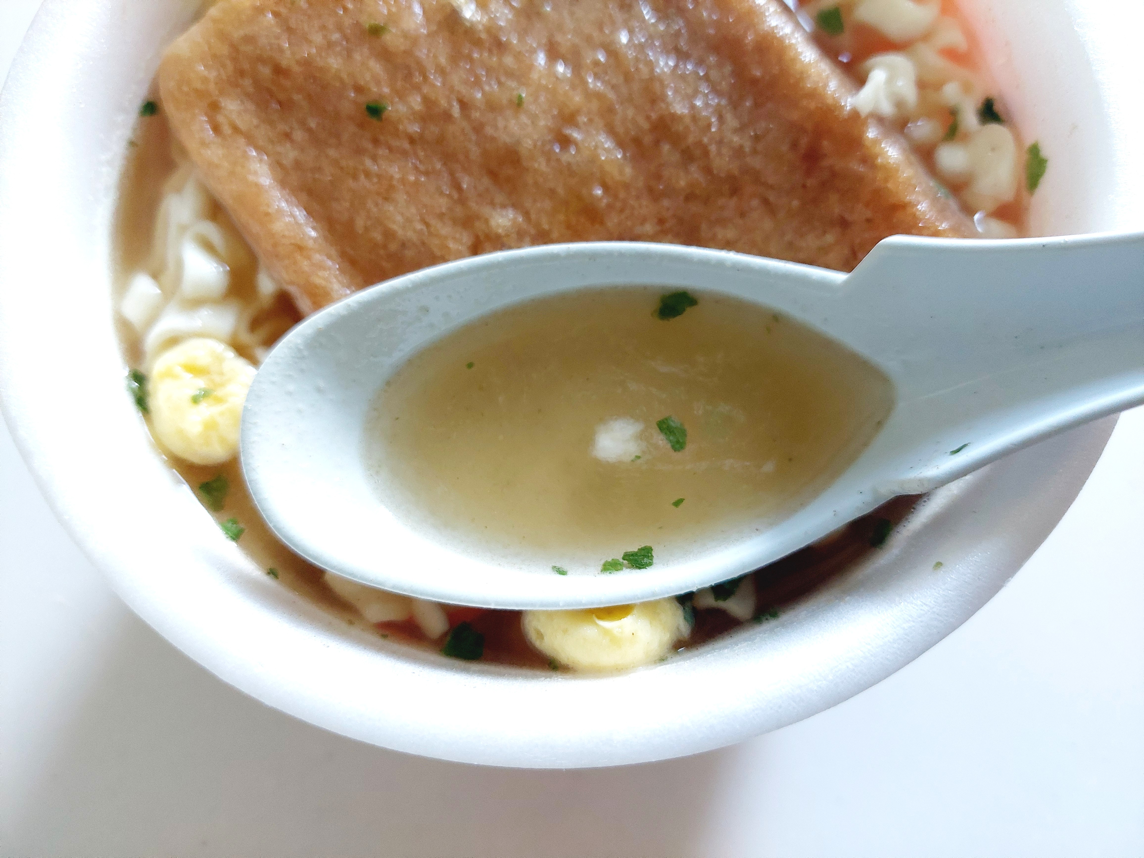 コープ「マルちゃんきつねうどん（関西風）」スープ