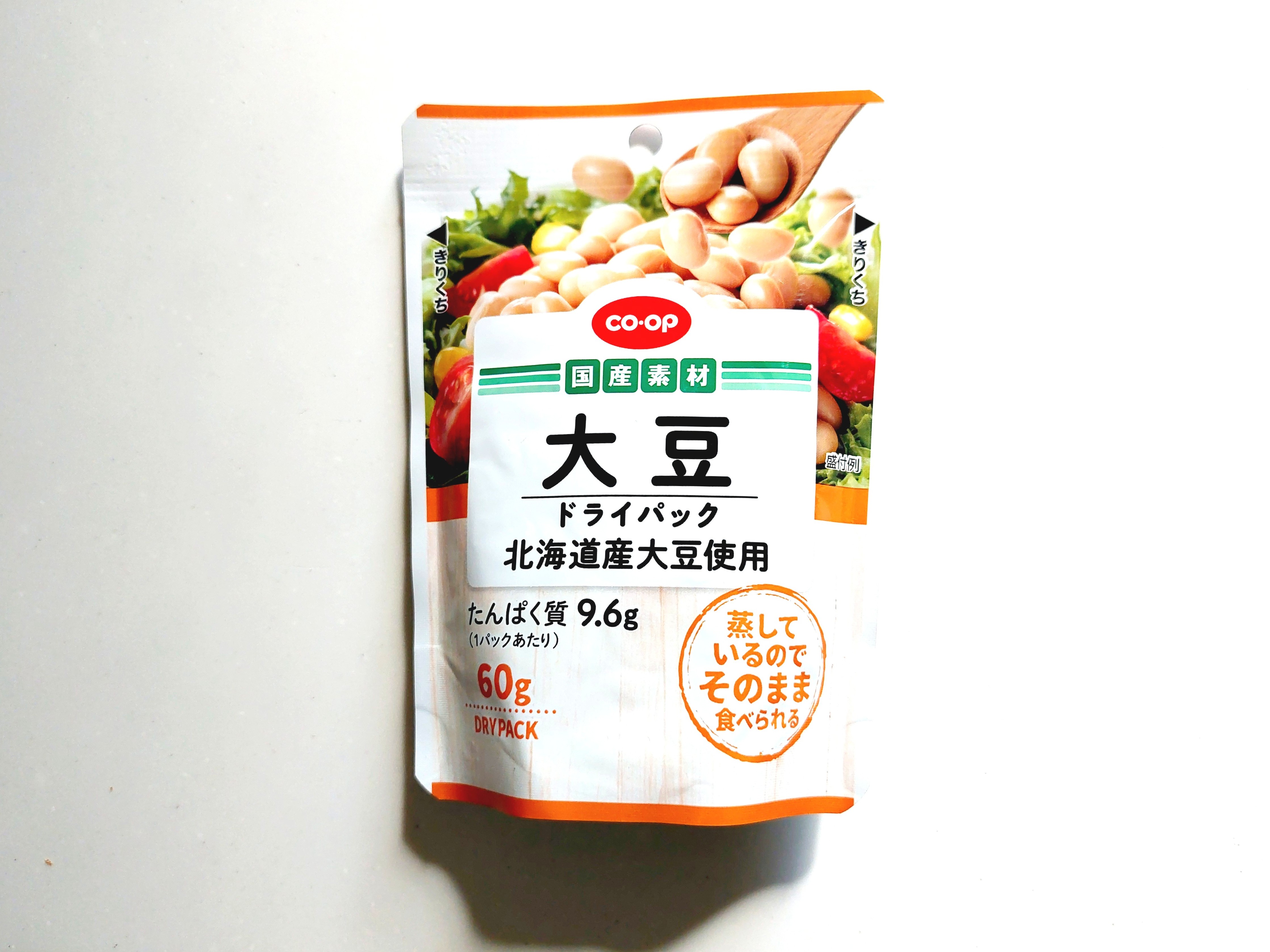 コープ「大豆ドライパック」パッケージ画像