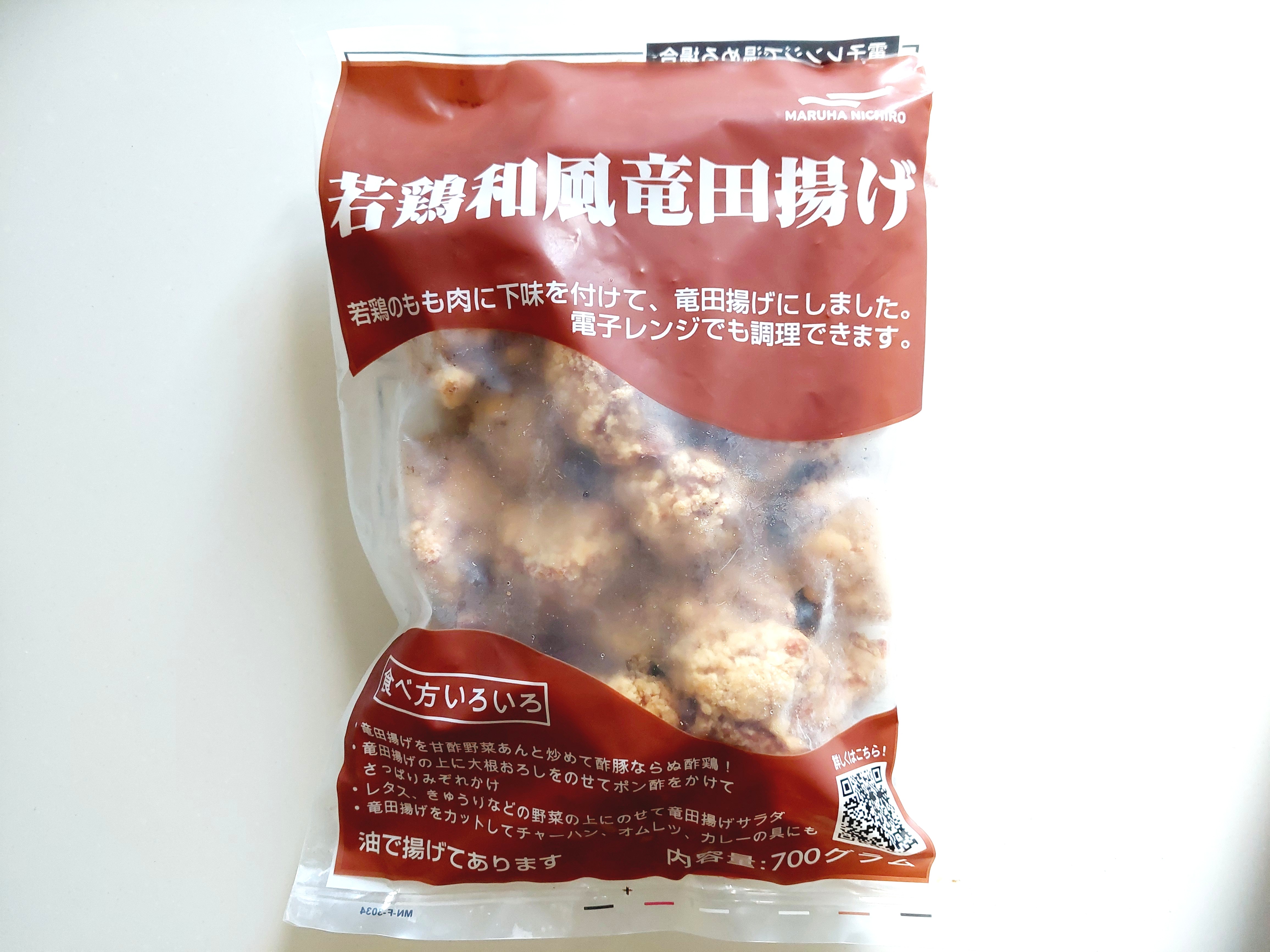 コープ「マルハニチロ若鶏和風竜田揚げ」パッケージ画像